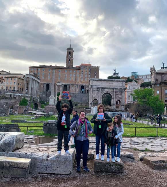 Rome for Kids: Colosseum and Roman Forum Tour - Colosseum visit with tickets, a photo moment, and guided time