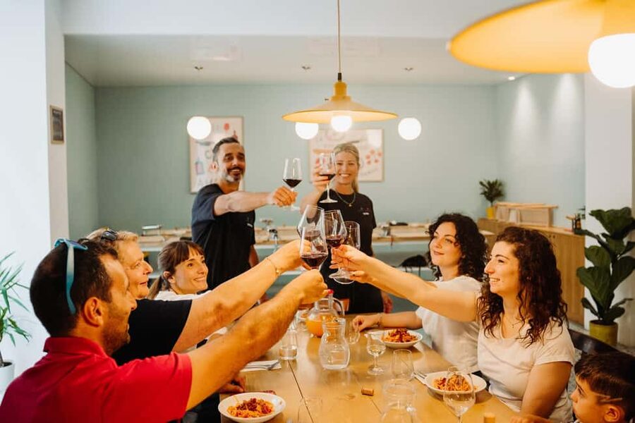 Rome: Fresh Pasta-Making Class with Wine and Gelato - Aperitivo and prosecco first: the class starts like a real Roman night