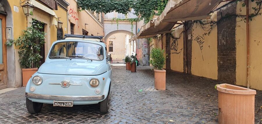 Rome: Full-Day Classic Fiat 500 Rental - Key highlights