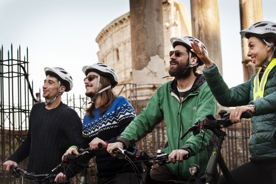 Rome: Full-Day Guided Tour by E-Bike with Lunch Included - Castel Sant’Angelo and the Vatican area from street level