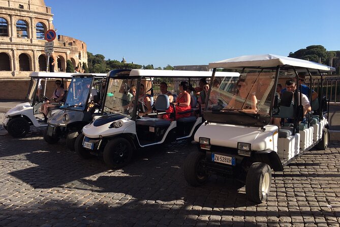 Rome Full Day Private Golf Cart Tour with Hotel Pickup 6 hours - Your 6-Hour Route: Pantheon to the Baroque Church Stop