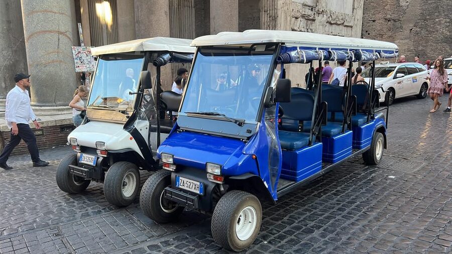Rome: Golf Cart Big group Tour - Circus Maximus and the “big open space” feeling