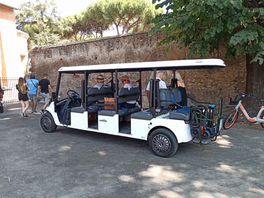 Rome: Golf Cart City Tour with Hotel Pickup & Gelato - Aventine Hill and the Mouth of Truth quick stop