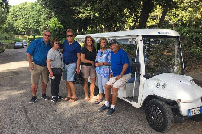 Rome Golf Cart Private Tour With A Local - Villa Borghese and Via Veneto: mix in the softer scenery