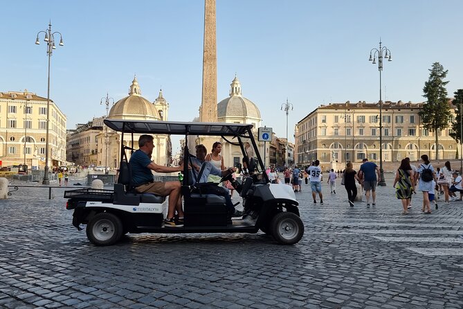 Rome Golf Cart Tour from Villa Borghese Gardens - Mausoleum of Augustus and the Column of Marcus Aurelius: imperial power in stone