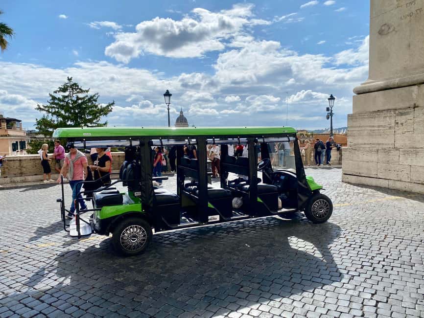 Rome: Golf Cart Tour with Artisanal Gelato Tasting - Tour Comfort and Rules: What You Need to Know Before You Go