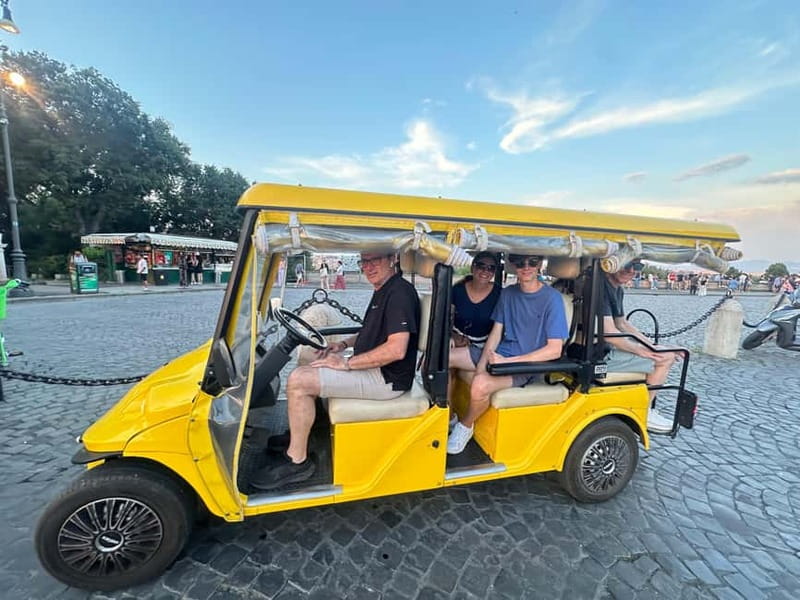 Rome: Golf Cart Tour with Professional Photoshoot - Practical Stuff: Timing, Language, and Group Options