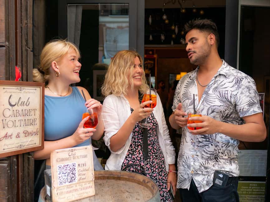 Rome: Guided Bar Crawl with Drinks & Dark History - Key Things to Know Before You Go
