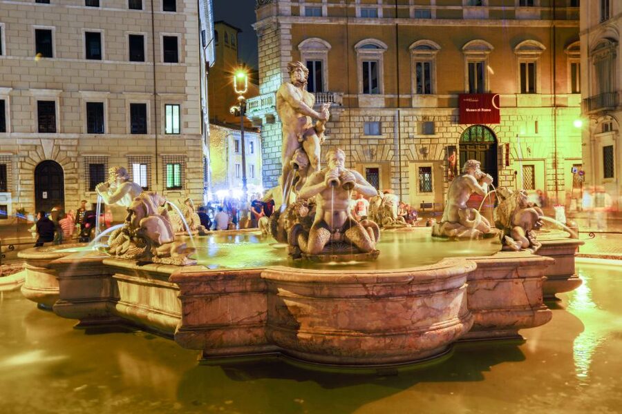 Rome: Guided City Center Evening Sightseeing Walking Tour - Piazza Navona and Bernini’s Four Rivers Fountain: the square as a masterpiece