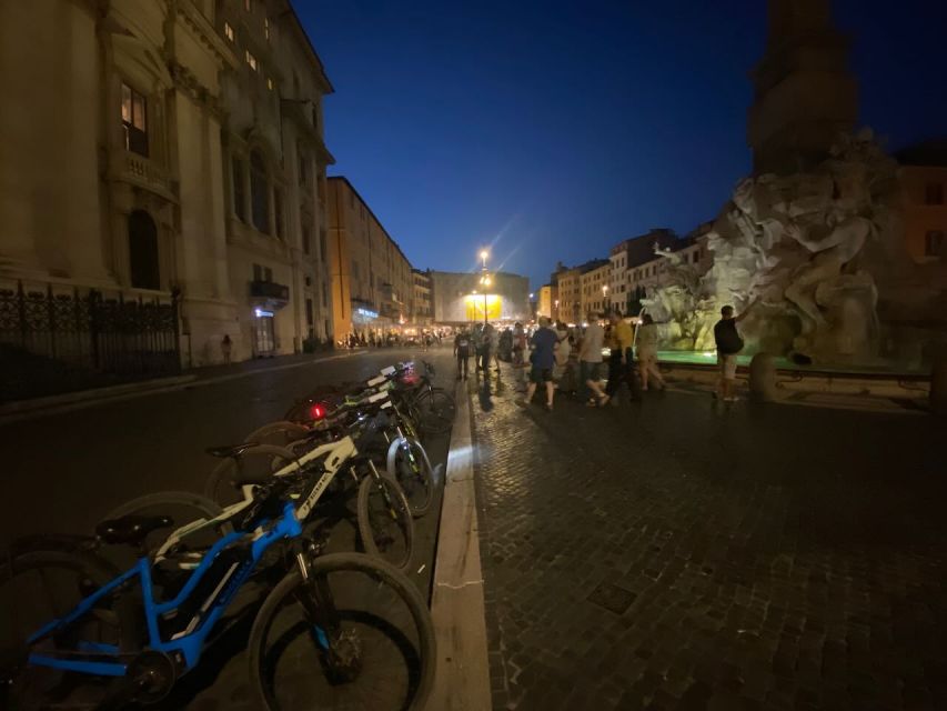 Rome :guided night e-bike tour with typical ice-cream - Price and value: what $68 buys you in Rome at night