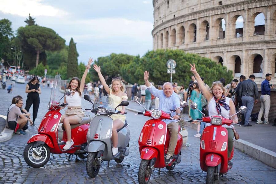 Rome: Guided Vespa Experience with Professional Photoshoot - Giardino degli Aranci Views From the Orange Garden