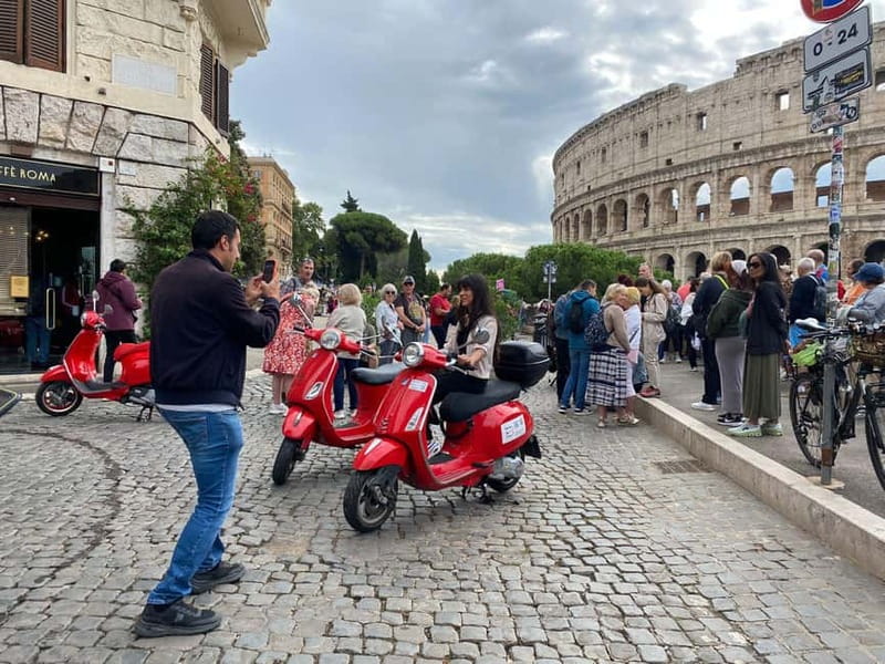 Rome: Guided Vespa Tour with Self-Drive or as a Passenger - Monti meeting point and the small-group vibe
