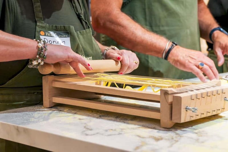 Rome: Hands-On Pasta & Tiramisu Class with Unlimited Wine - A Roman Kitchen Where You Make Pasta From Scratch