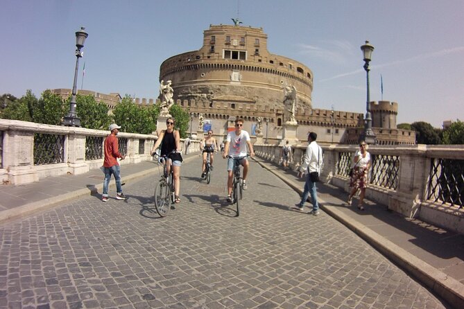 Rome Highlights by E-Bicycle Small group - Roman Forum crossing to the Trajan Market view