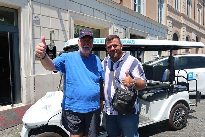 Rome Highlights City Tour by Golf Cart with Gelato - Mouth of Truth and Santa Maria in Cosmedin: Legend Meets Marble
