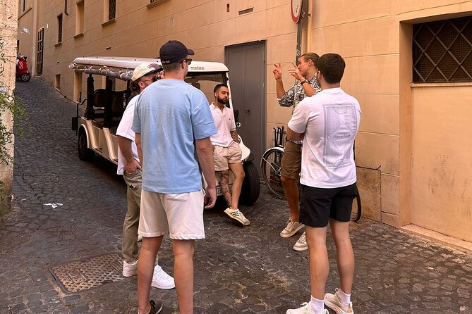 Rome Highlights Private Tour by Golf Cart private tour - Trevi Fountain without the headache