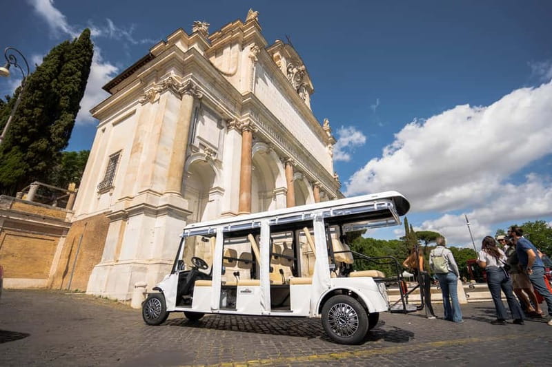 Rome: Highlights Tour in Golf Cart - Piazza Venezia and Vittoriano viewpoints: the money stop for skyline lovers