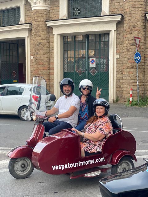 Rome: Highlights Vespa Sidecar Tour with Coffee and Gelato - Aventine Hill and the Giardino degli Aranci: hilltop Rome without the hike