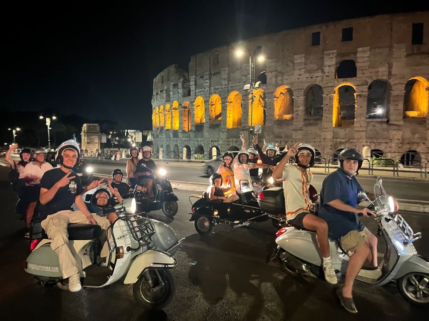 Rome: Highlights Vespa Sidecar Tour with Coffee and Gelato - Meeting at Piazza di S. Marco, 48, and settling into the ride