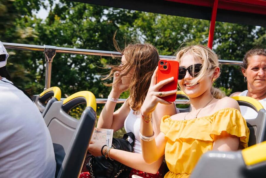 Rome: Hop-on Hop-off Bus Tour and Colosseum Experience - Bus experience reality check: audio, maps, and wait times