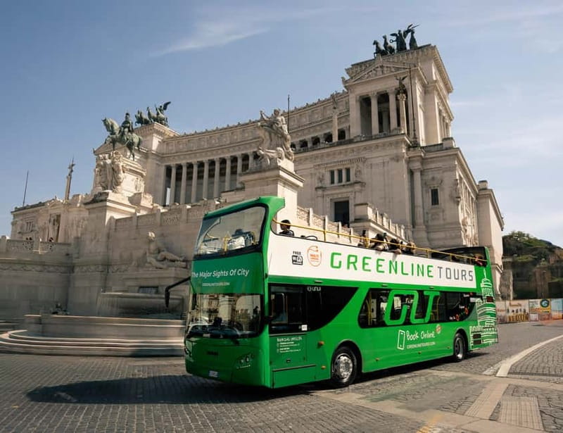 Rome: Hop-On Hop-Off Panoramic Bus Ticket - Access 3 Routes - Vatican City: St. Peter’s Square and Basilica from curbside views