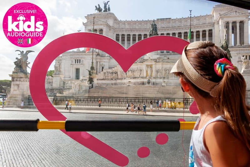Rome: Hop-on Hop-off Sightseeing Bus Tour with Audioguide - How the pink hop-on hop-off buses help you pace Rome