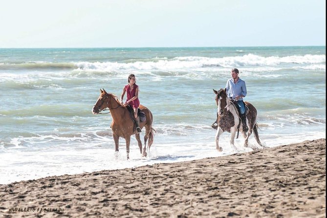 Rome: Horseback Riding on the Beach with aperitif - Meeting at Cavalieri di Gaia: hands-on horse time