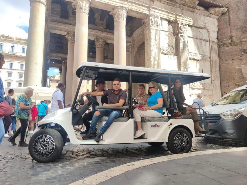 Rome: imperial city ,private golfcart tour & hotel pick-up. - Trevi Fountain and the Spanish Steps Area: Icon Photos, Real Context
