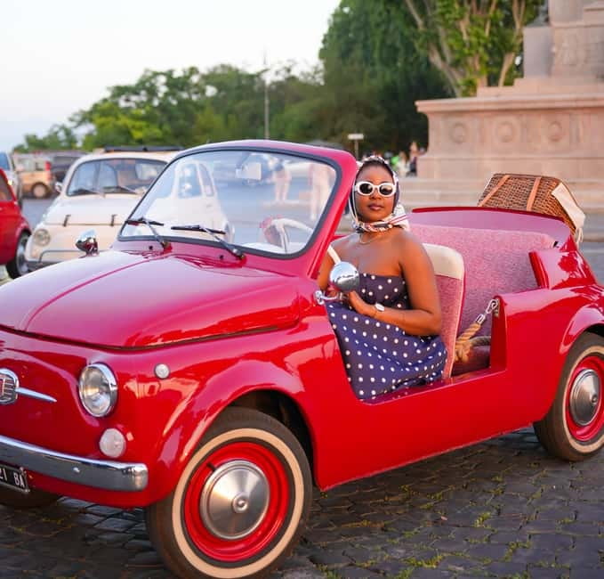 Rome in a Fiat Jolly: Exclusive Vintage Ride & Photo Tour - Key points before you go