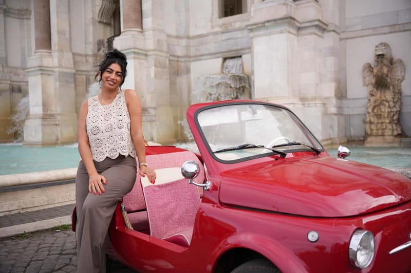Rome in a Fiat Jolly: Exclusive Vintage Ride & Photo Tour - Janiculum Hill: your second chance to slow down and look