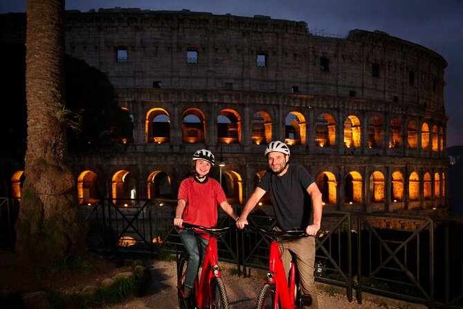 Rome in the Evening Cannondale EBike Tour with optional Dinner - From Piazza del Colosseo to Colle Capitolino: Colosseum Area Views