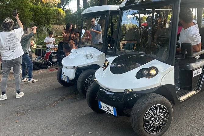 Rome in the evening, private tour with hotel pick-up - Terrazza del Pincio Golf Cart Route: Gardens + Photo Spots Without the Strain