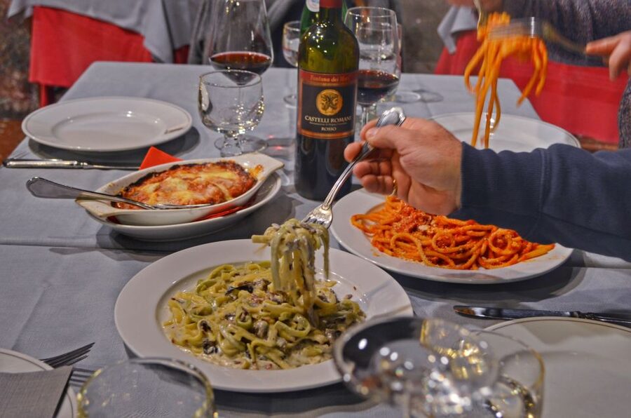 Rome: Jewish Ghetto & Campo de Fiori by Night Food Wine Tour - From the Ghetto to Pompey’s Theatre: Rome’s Timeline, Step by Step