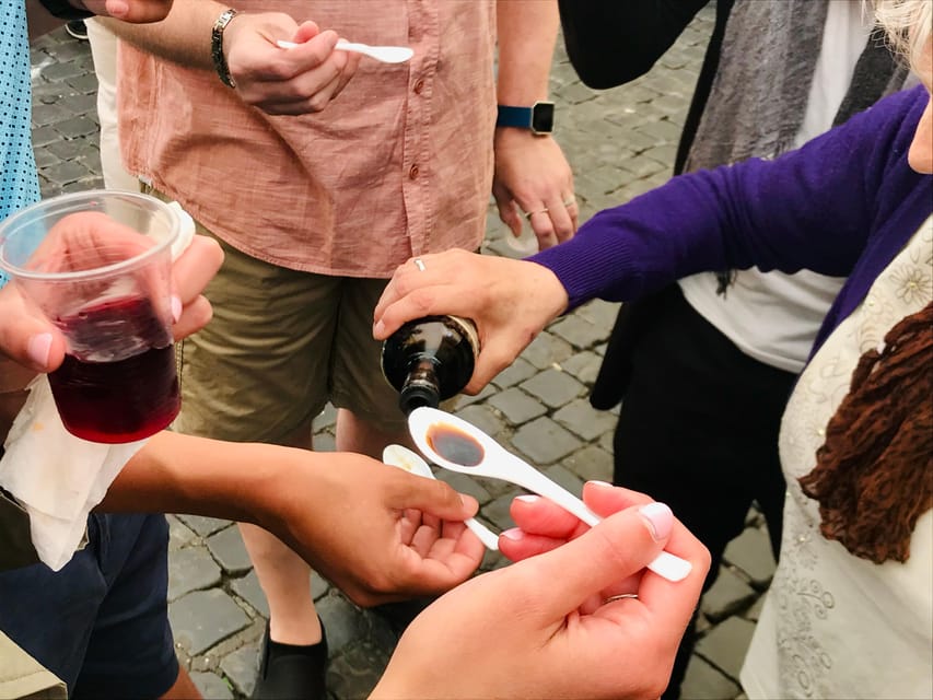 Rome: Jewish Quarter and Campo de' Fiori Street Food Tour - Campo de’ Fiori tastings: truffles, olive oil, balsamic, and Roman classics