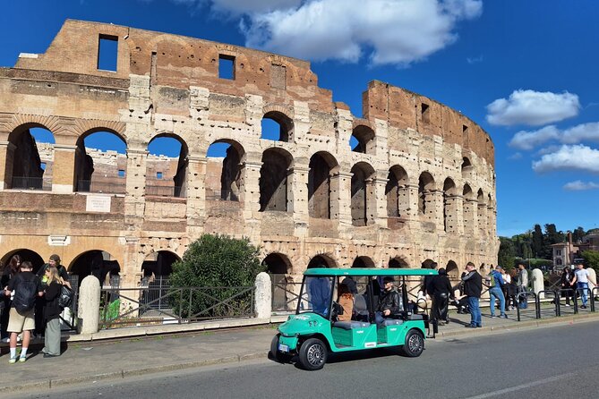 Rome Key Sights Golf Cart Tour | Private & Groups - Getting Started at the Colosseum and Avoiding the Chaos