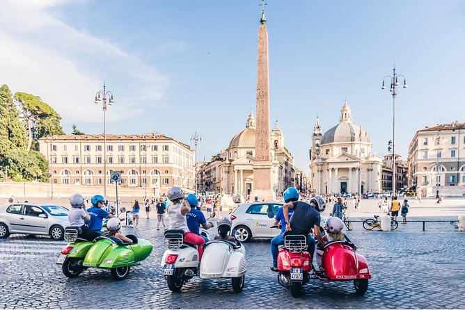 Rome Morning Vespa Sidecar Tour in Rome with Cappuccino - Piazza della Repubblica to Palazzo del Quirinale: start with the big squares