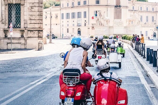 Rome Morning Vespa Sidecar Tour in Rome with Cappuccino - Terrazza del Gianicolo and the Jewish Ghetto drive: where Rome gets quieter