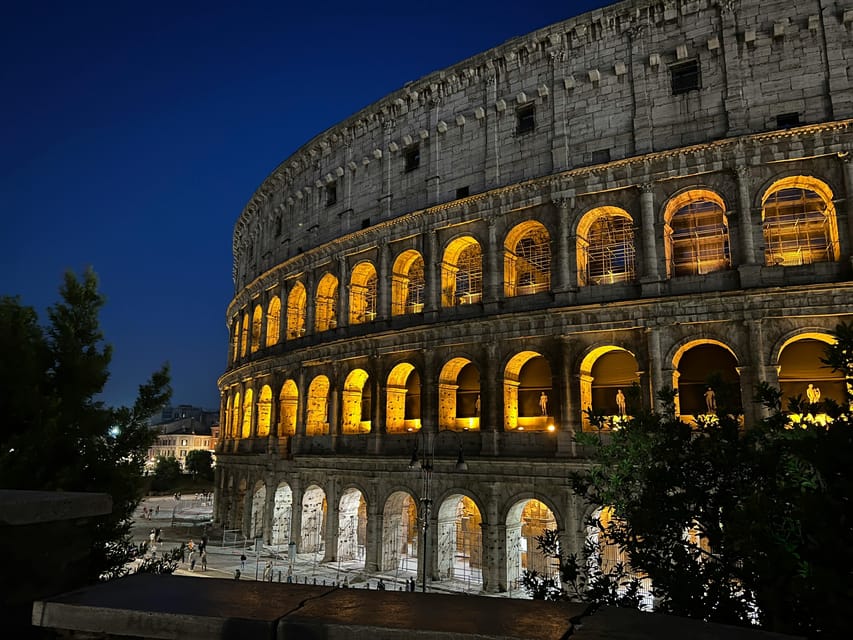 Rome Night Golf Cart Tour with Access to an Exclusive Dinner - Meeting point to final return: the 4-hour rhythm