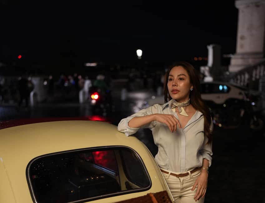 Rome: Night Photo Session in a Fiat 500 with Aperol Spritz - Colosseum at night: photos, timing, and angles that land