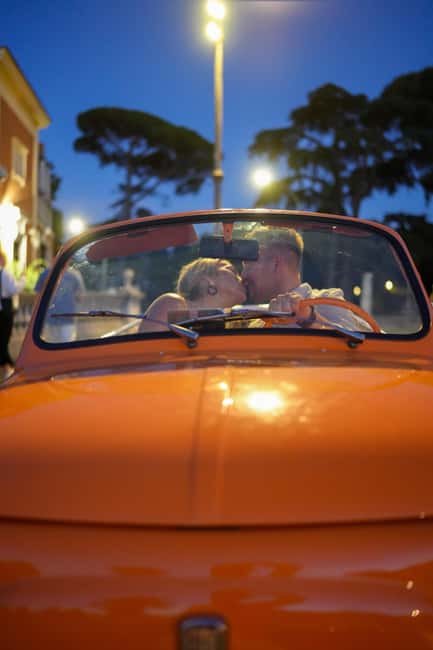 Rome: Night Photo Session in a Fiat 500 with Aperol Spritz - Giardino degli Aranci: sunset views that make the whole ride worth it