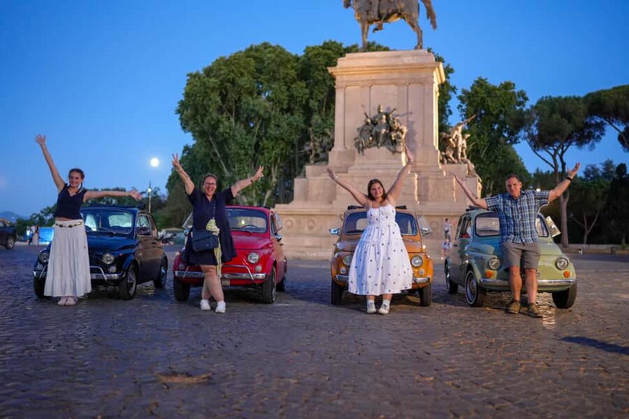 Rome: Night Photo Session in a Fiat 500 with Aperol Spritz - The driver-guide and photographer factor: what makes the photos better