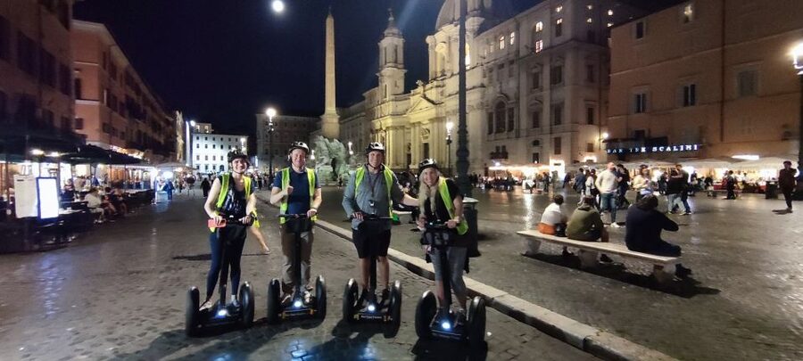 Rome: Night Segway Tour - Piazza Navona at Night: Baroque Energy Without the Daytime Grind