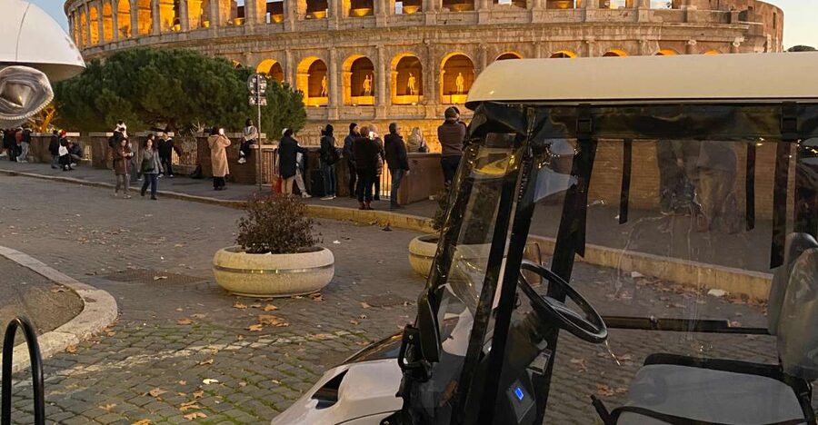 Rome: Night Tour by Golf Cart with Italian Dinner and Gelato - Hotel pickup and drop-off: the underrated time-saver in Rome