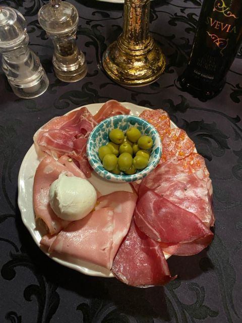 Rome: Night Tour by Golf Cart with Italian Dinner and Gelato - Trevi Fountain area dinner: a 3-course Roman meal that actually tastes like Rome