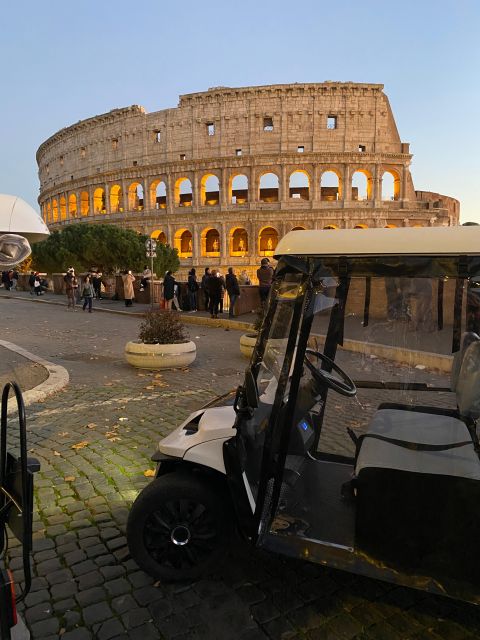 Rome: Night Tour by Golf Cart with Italian Dinner and Gelato - The golf cart experience: open-air comfort, small-group vibes, and real restrictions