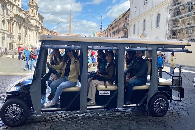 Rome Night Tour Highlights by Luxury Golf Cart - Spanish Steps up top: views with the right payoff