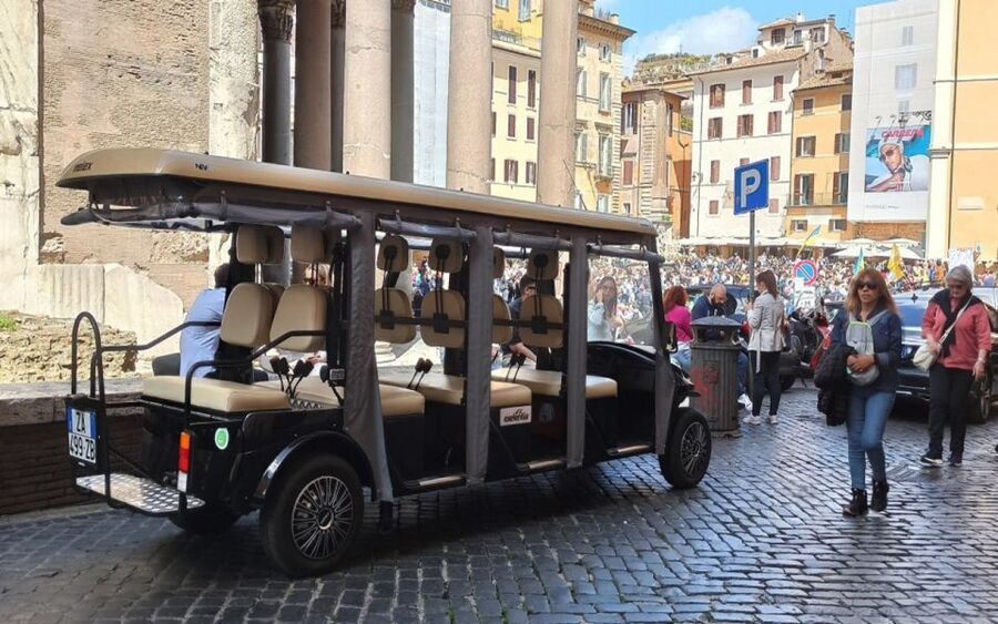 Rome: Night Tour of the City by Golf Cart (Private option) - Piazza Navona at Night: Where the City Looks Like a Movie Set
