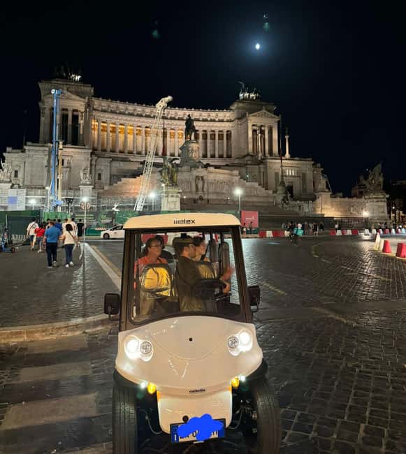 Rome: Nocturnal Golf Cart Tour - Why a 3-hour golf cart tour works so well at night
