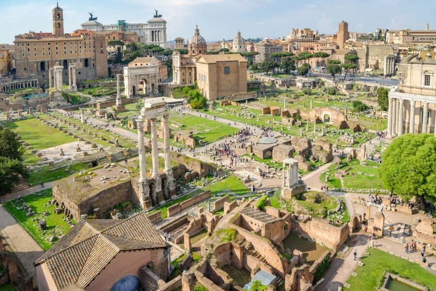 Rome: Official Colosseum, Roman Forum and Palatine Hill Tour - Roman Forum highlights: Caesar, Senate power, and key ruins