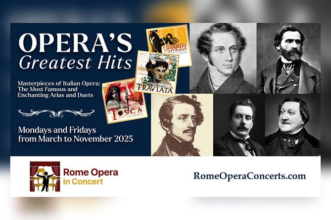 Rome: OPERA'S GREATEST HITS (Concert + Aperitif) - Key Highlights I Think You’ll Care About